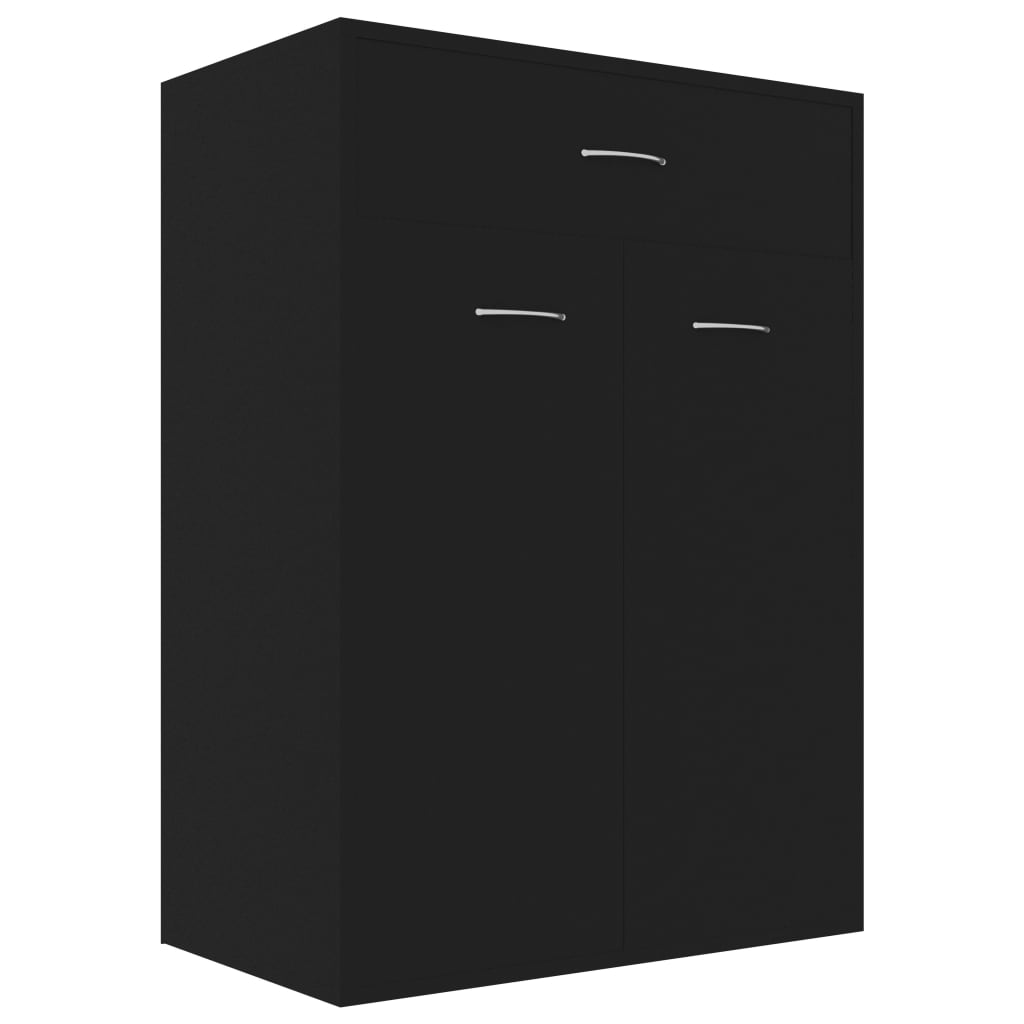 Schuhschrank Schwarz 60x35x84 cm Holzwerkstoff - Pazzar.ch