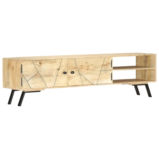 TV-Schrank 140x30x40 cm Massivholz Mango - Pazzar.ch