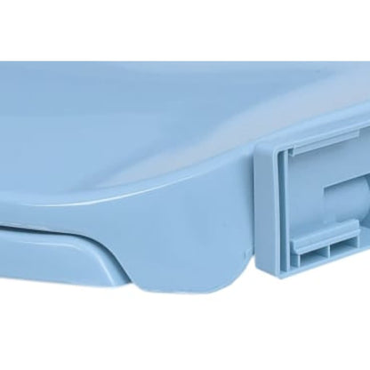 Toilettensitz mit Absenkautomatik Blau Oval - Pazzar.ch