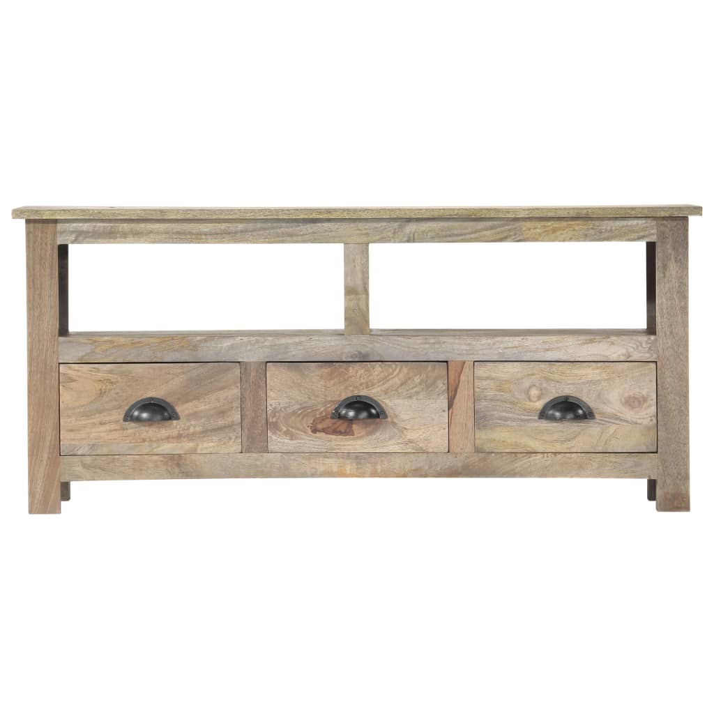 TV-Schrank 110x30x50 cm Massivholz Mango - Pazzar.ch