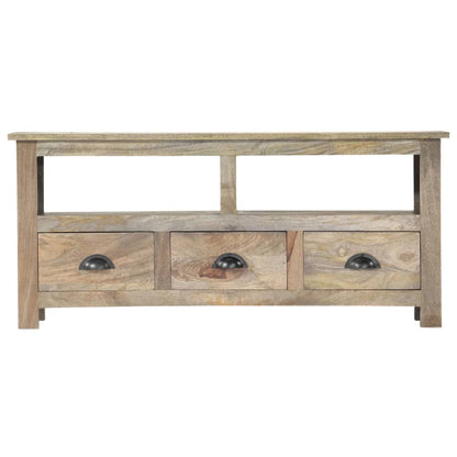 TV-Schrank 110x30x50 cm Massivholz Mango - Pazzar.ch