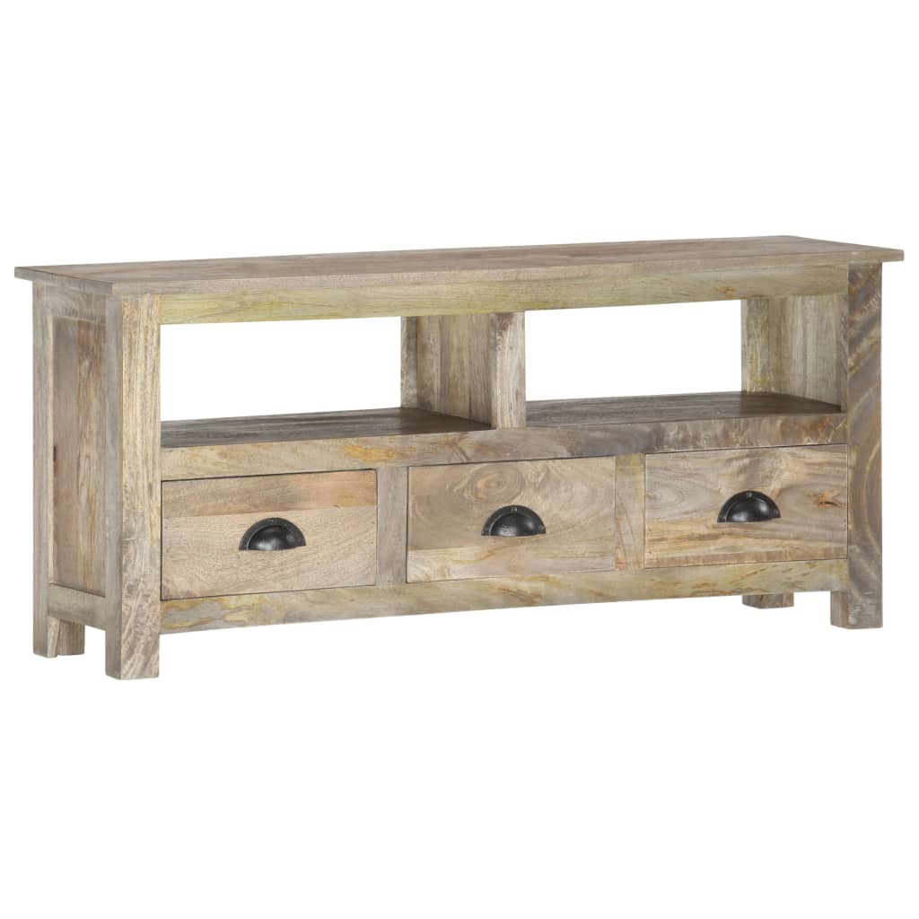 TV-Schrank 110x30x50 cm Massivholz Mango - Pazzar.ch