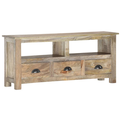TV-Schrank 110x30x50 cm Massivholz Mango - Pazzar.ch
