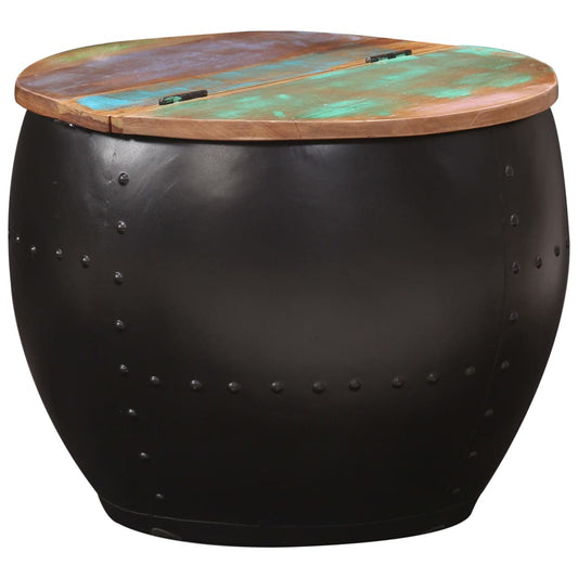 Couchtisch 53x43 cm Altholz Massiv - Pazzar.ch