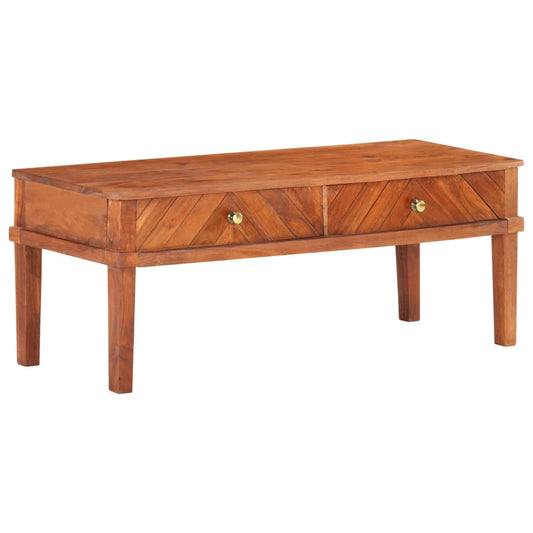 TV-Schrank 110 x 40 x 41 cm Massivholz Akazie - Pazzar.ch
