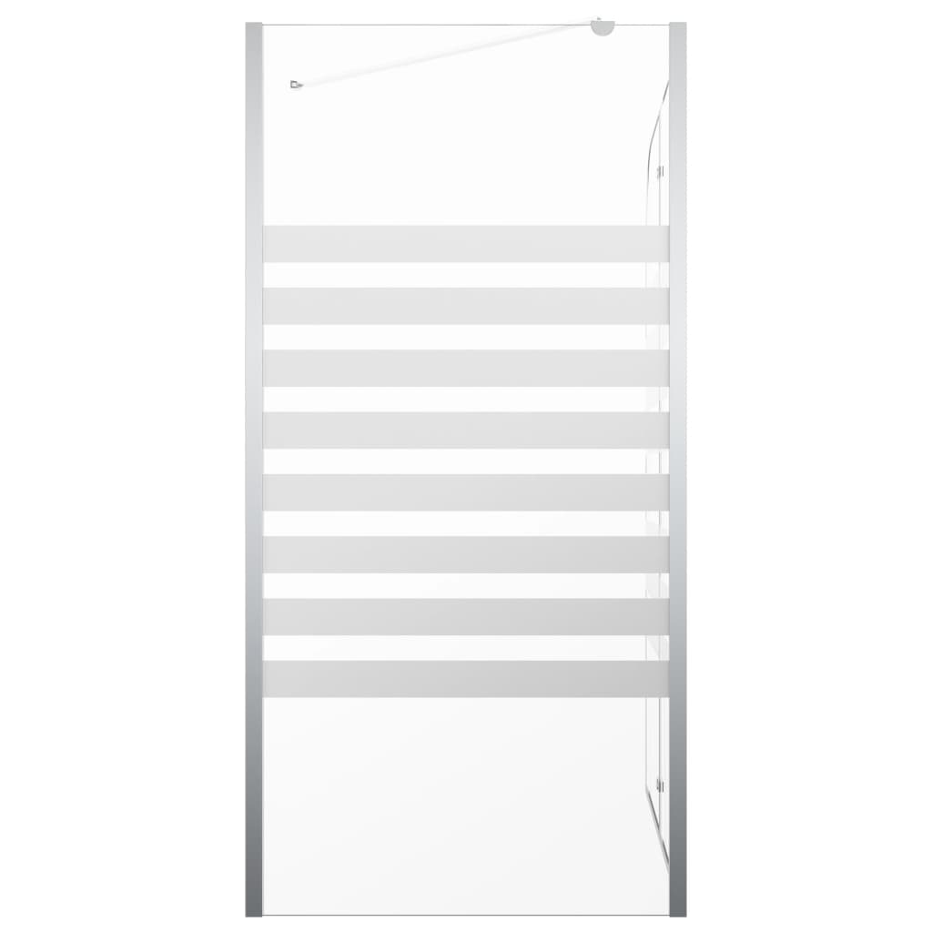 Duschabtrennung 120x68x130 cm Hartglas Gestreift - Pazzar.ch