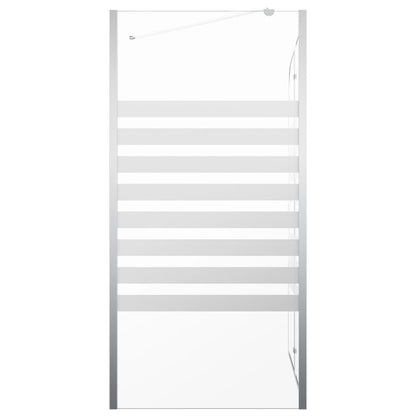 Duschabtrennung 120x68x130 cm Hartglas Gestreift - Pazzar.ch