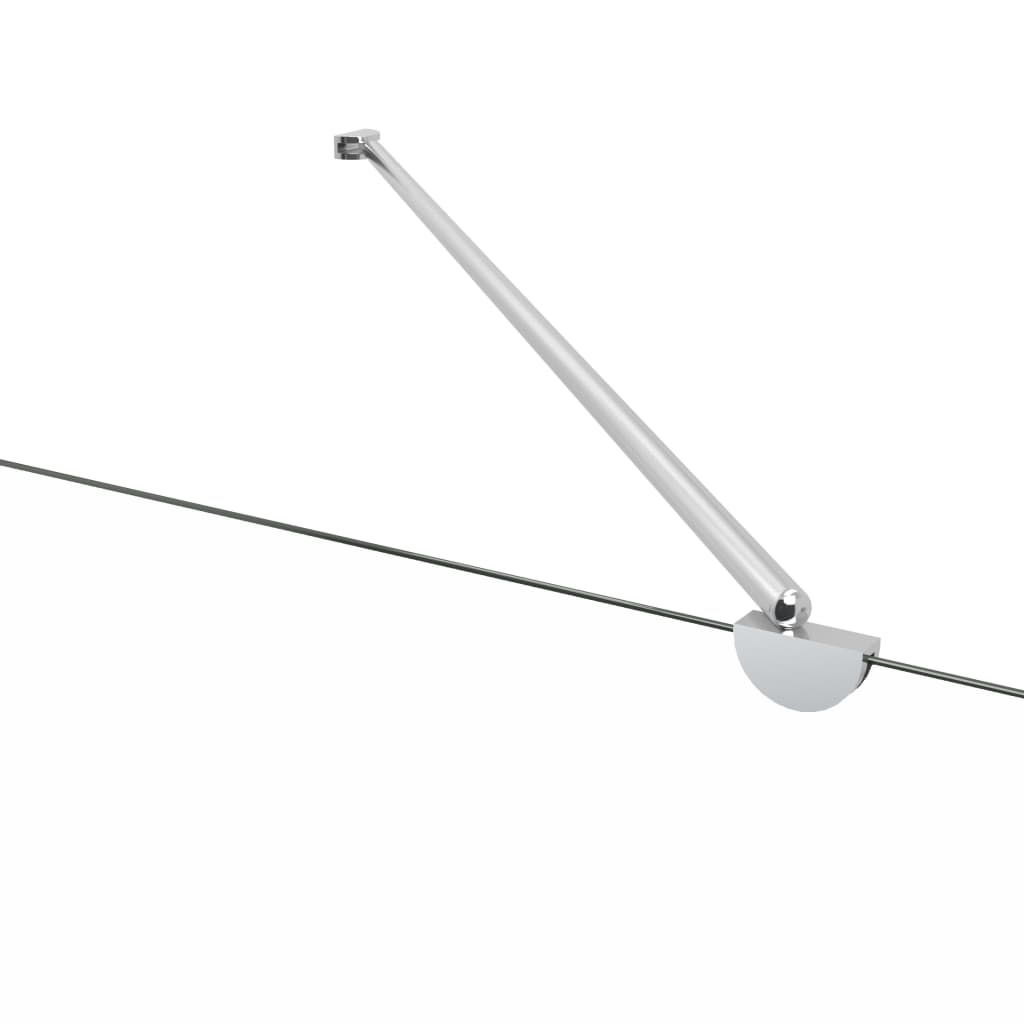 Duschabtrennung 120x68x130 cm Hartglas Gestreift - Pazzar.ch
