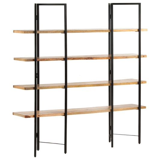 Bücherregal mit 4 Regalböden 160x35x160 cm Mango Massivholz - Pazzar.ch