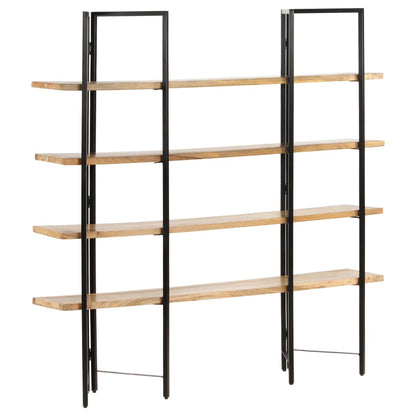Bücherregal mit 4 Regalböden 160x35x160 cm Mango Massivholz - Pazzar.ch