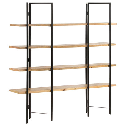 Bücherregal mit 4 Regalböden 160x35x160 cm Mango Massivholz - Pazzar.ch