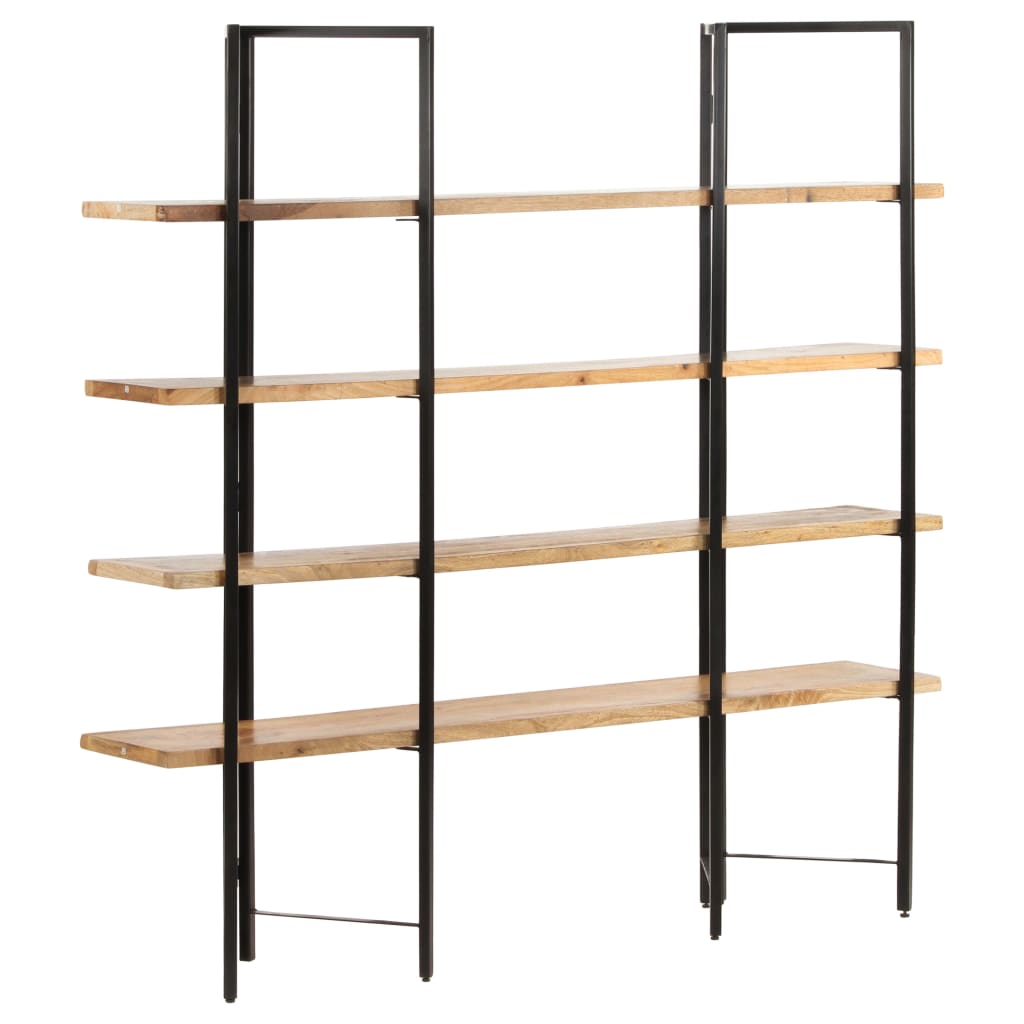 Bücherregal mit 4 Regalböden 160x35x160 cm Mango Massivholz - Pazzar.ch