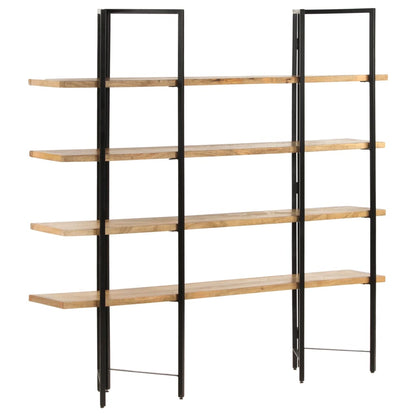 Bücherregal mit 4 Regalböden 160x35x160 cm Mango Massivholz - Pazzar.ch