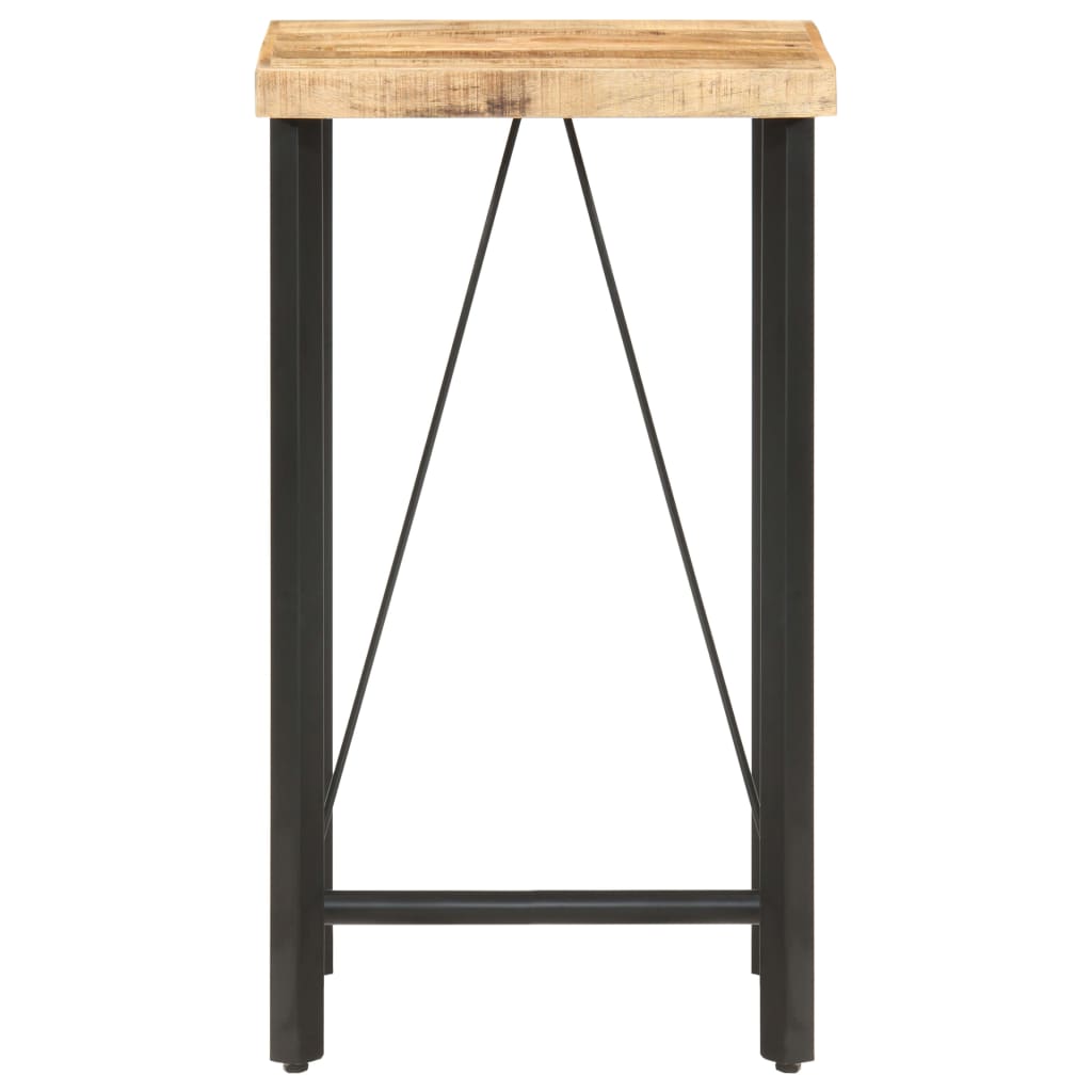 Bartisch 60x60x107 cm Raues Mangoholz - Pazzar.ch