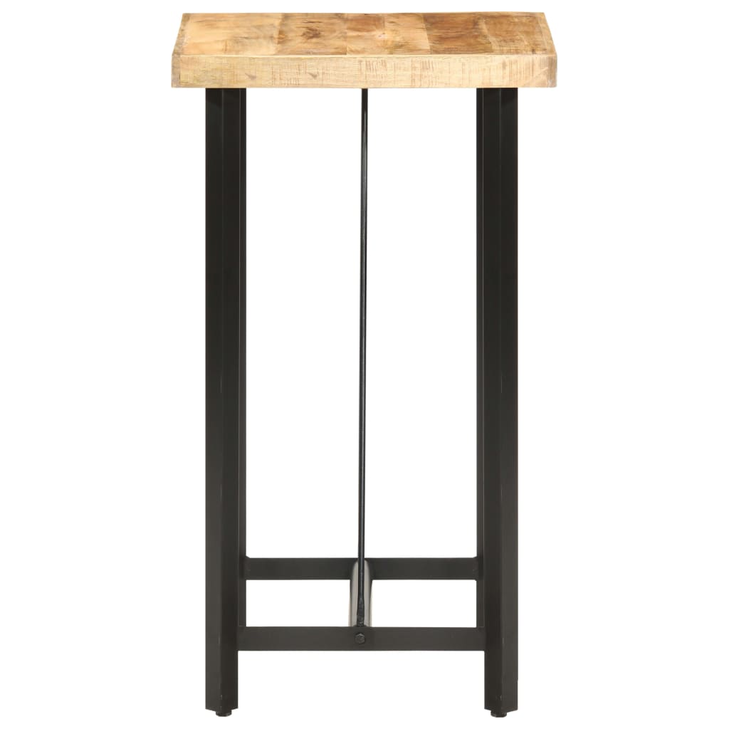 Bartisch 60x60x107 cm Raues Mangoholz - Pazzar.ch