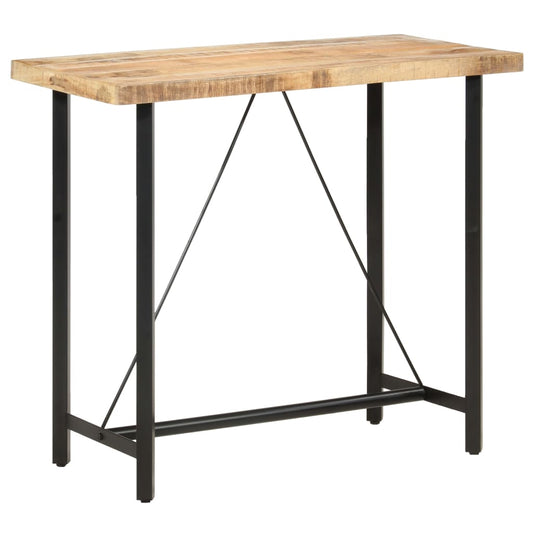 Bartisch 120x58x107 cm Raues Mangoholz - Pazzar.ch