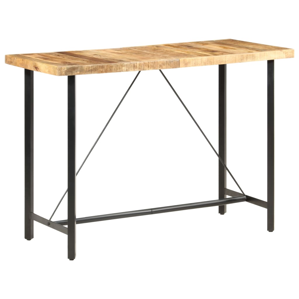 Bartisch 150x70x107 cm Raues Mangoholz - Pazzar.ch