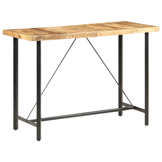 Bartisch 150x70x107 cm Raues Mangoholz - Pazzar.ch