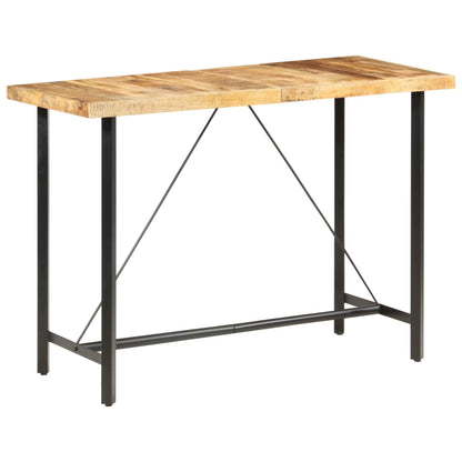 Bartisch 150x70x107 cm Raues Mangoholz - Pazzar.ch
