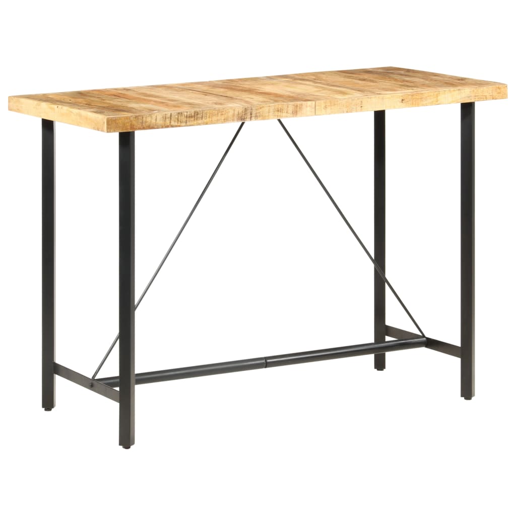 Bartisch 150x70x107 cm Raues Mangoholz - Pazzar.ch