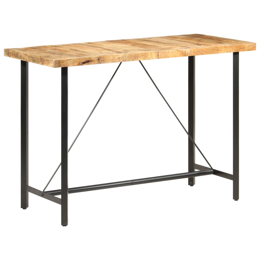 Bartisch 150x70x107 cm Raues Mangoholz - Pazzar.ch