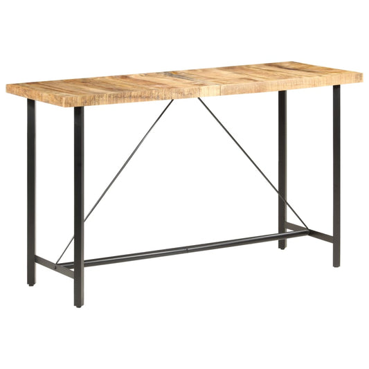 Bartisch 180x70x107 cm Raues Mangoholz - Pazzar.ch
