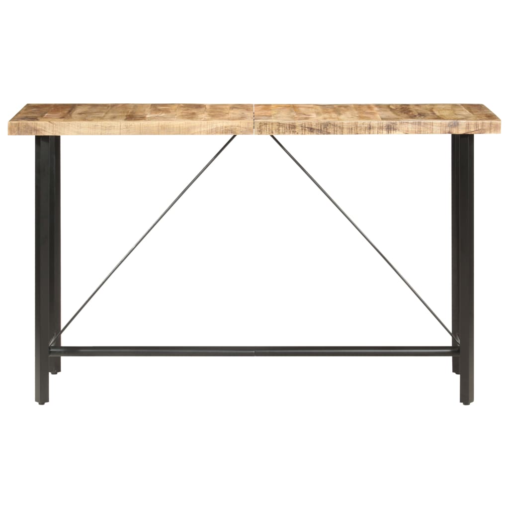 Bartisch 180x70x107 cm Raues Mangoholz - Pazzar.ch