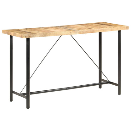 Bartisch 180x70x107 cm Raues Mangoholz - Pazzar.ch