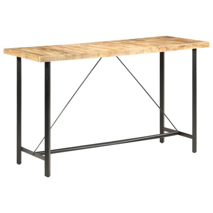 Bartisch 180x70x107 cm Raues Mangoholz - Pazzar.ch