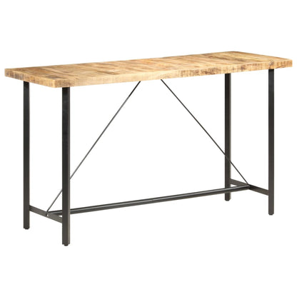 Bartisch 180x70x107 cm Raues Mangoholz - Pazzar.ch