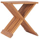 Klappbarer Hocker 40×32×45 cm Massivholz Teak