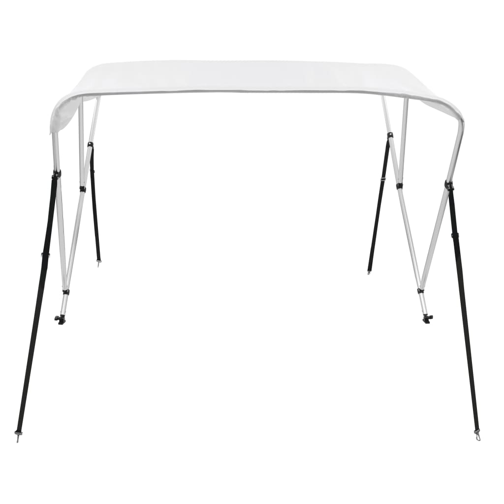 3-Bow Bimini Top Weiß 183x140x137 cm - Pazzar.ch
