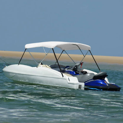 3-Bow Bimini Top Weiß 183x160x137 cm - Pazzar.ch