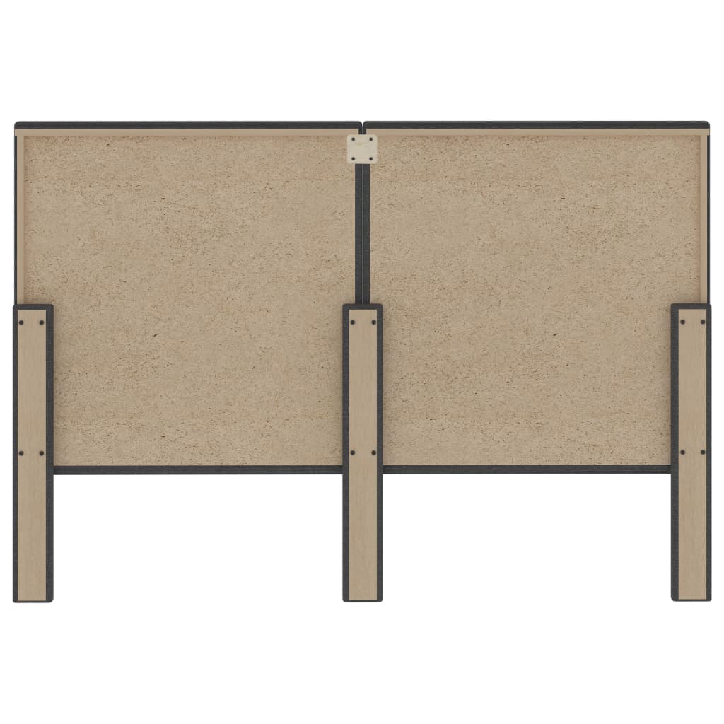 Kopfteil Getuftet Dunkelgrau Stoff 140 x 200 cm - Pazzar.ch