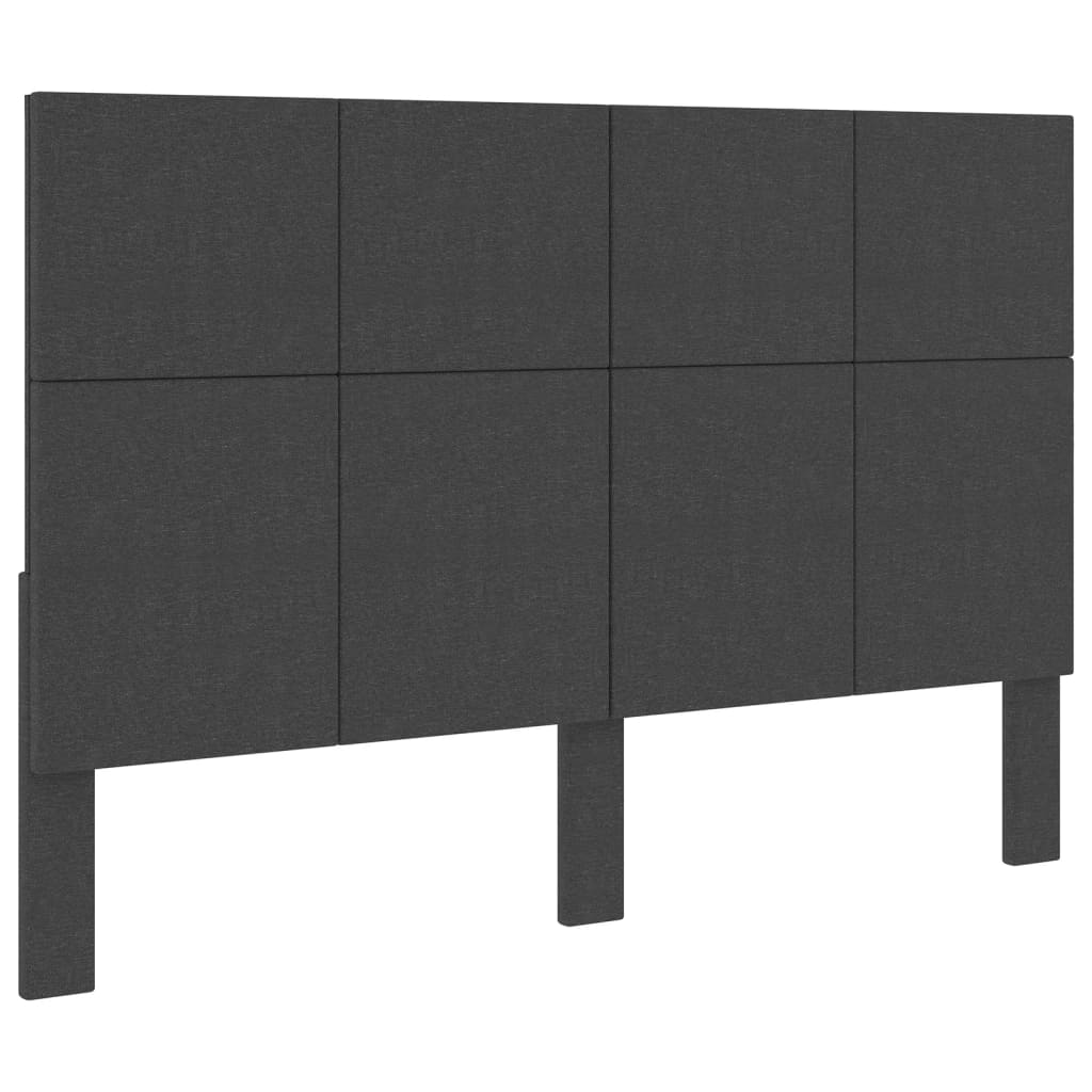 Kopfteil Dunkelgrau Stoff 140×200 cm - Pazzar.ch
