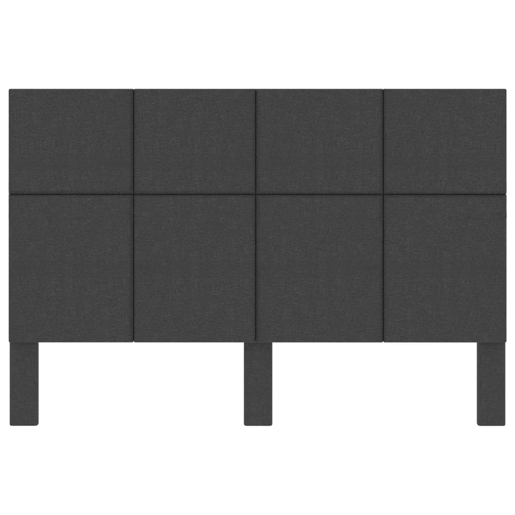 Kopfteil Dunkelgrau Stoff 180×200 cm