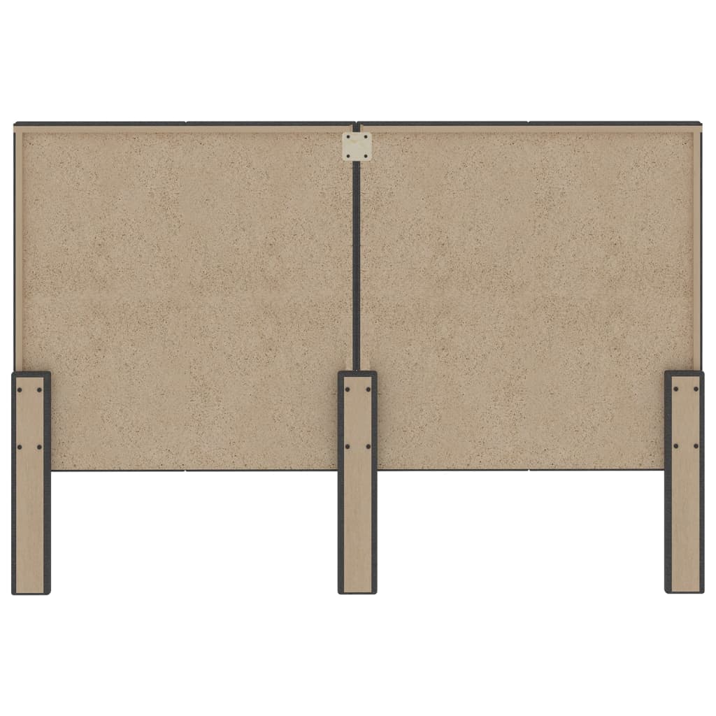 Kopfteil Dunkelgrau Stoff 180×200 cm