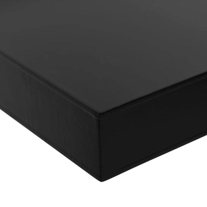 Schweberegale 2 Stk. Schwarz 100x20x3,8 cm - Pazzar.ch