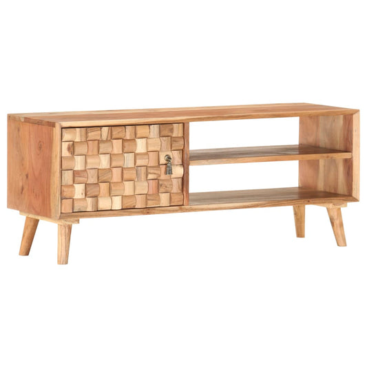 TV-Schrank 100×35×40 cm Massivholz Akazie - Pazzar.ch