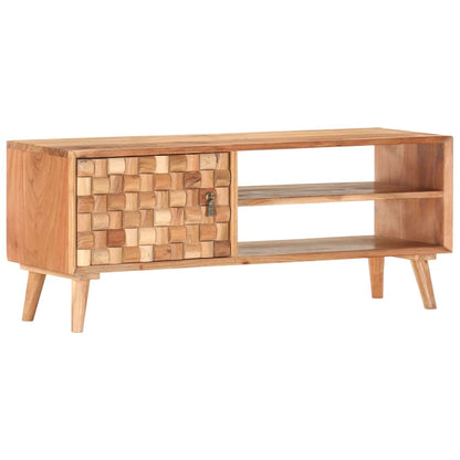 TV-Schrank 100×35×40 cm Massivholz Akazie - Pazzar.ch