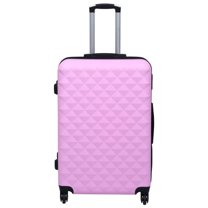Hartschalen-Trolley-Set 3 Stk. Rosa ABS - Pazzar.ch
