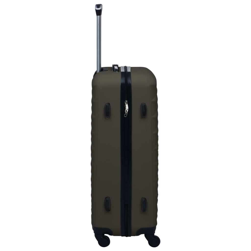 Hartschalen-Trolley-Set 3 Stk. Anthrazit ABS - Pazzar.ch