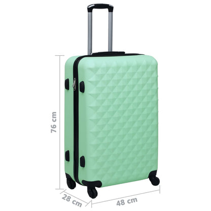 Hartschalen-Trolley Minzgrün ABS - Pazzar.ch