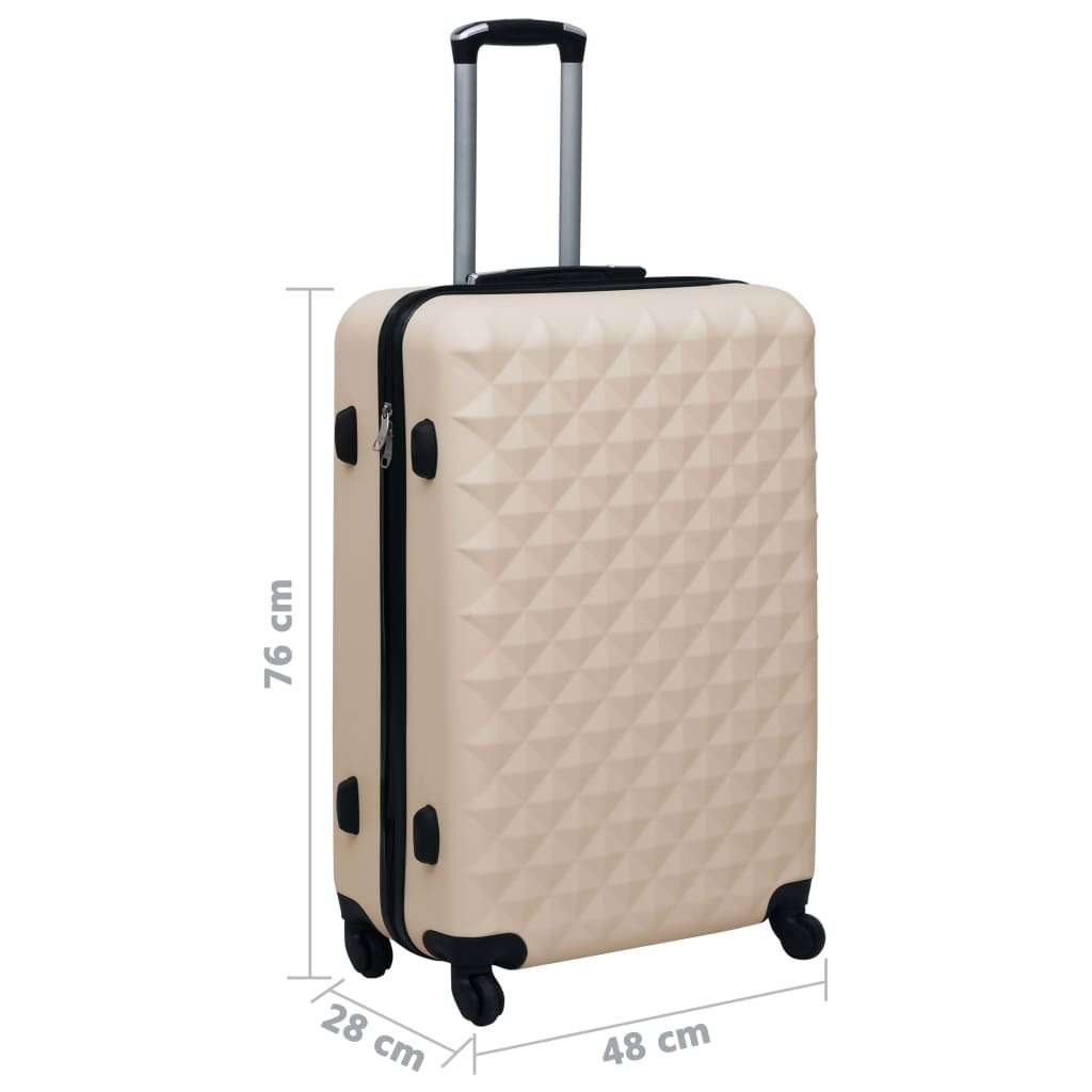 Hartschalen-Trolley Golden ABS - Pazzar.ch