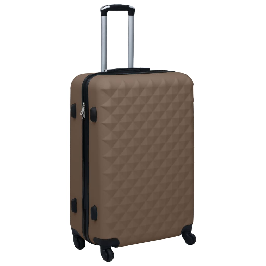 Hartschalen-Trolley Braun ABS - Pazzar.ch