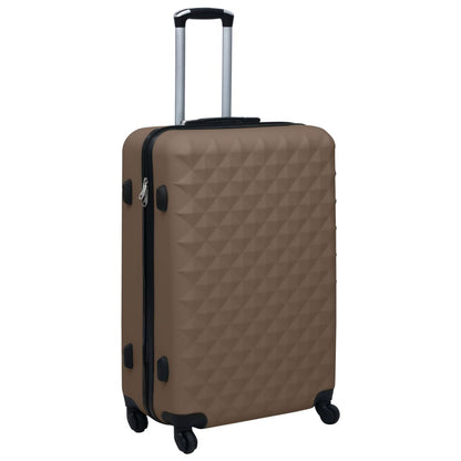 Hartschalen-Trolley Braun ABS - Pazzar.ch