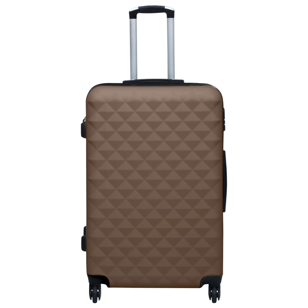 Hartschalen-Trolley Braun ABS - Pazzar.ch