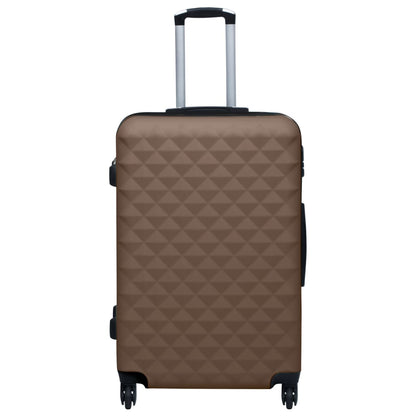 Hartschalen-Trolley Braun ABS - Pazzar.ch