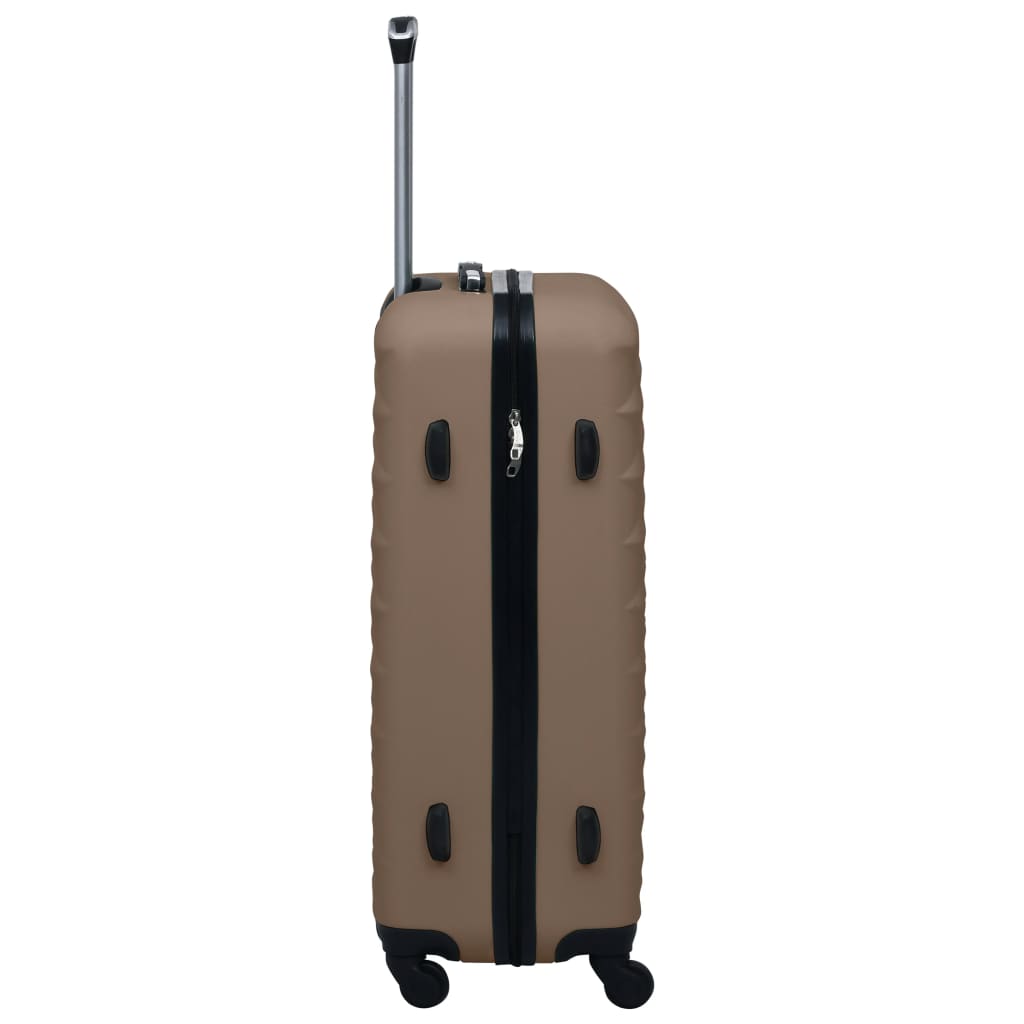 Hartschalen-Trolley Braun ABS - Pazzar.ch