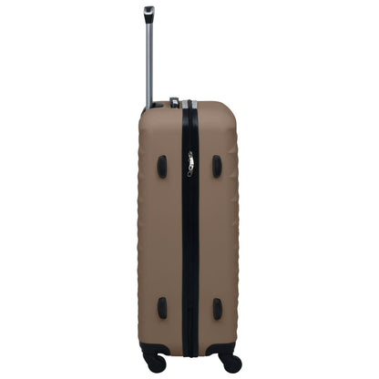 Hartschalen-Trolley Braun ABS - Pazzar.ch